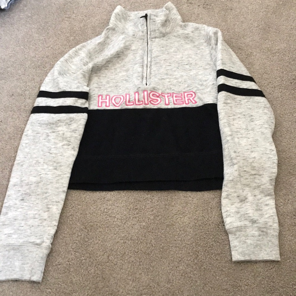 Hollister zip up sweatshirt.